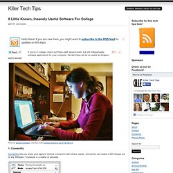 8 Little Known, Insanely Useful Software For College « Killer Tech Tips