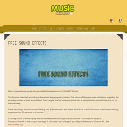 Free sound effects
