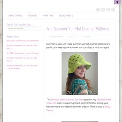 Free Summer Sun Hat Crochet Patterns