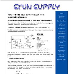Free taser stun gun schematics and plans