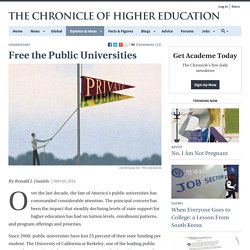 Free the Public Universities