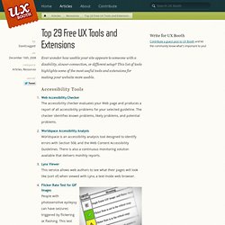 Top 29 Free UX Tools and Extensions