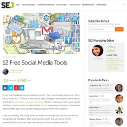 12 Free Tools To Help With Social Media