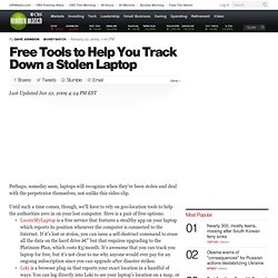 Free Tools to Help You Track Down a Stolen Laptop