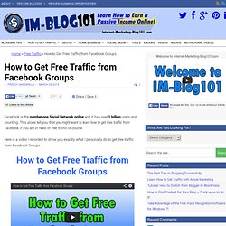 How to Get Free Traffic from Facebook Groups