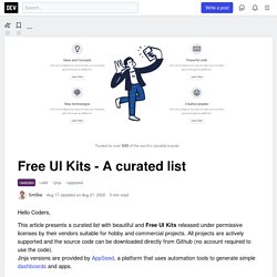 Free UI Kits - A curated list - DEV