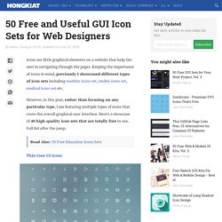 40 Free and Useful GUI Icon Sets for Web Designers