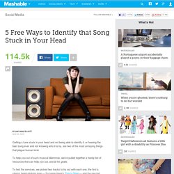5 Free Ways to Identify that Song Stuck in Your Head