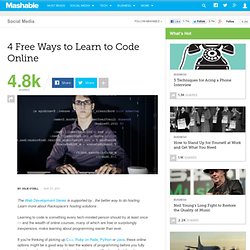 4 Free Ways to Learn to Code Online