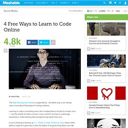 4 Free Ways to Learn to Code Online