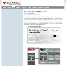 30 Free Web Design UI Kit Resources