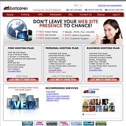 Free Web Hosting and Free Web Space - Batcave.net