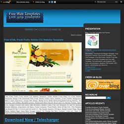 Free Web Templates And Themes