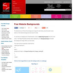 Free Website Backgrounds