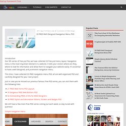 33 FREE Well-Designed Navigation Menu PSD