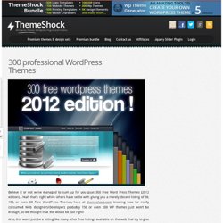 250 free wordpress themes 2012