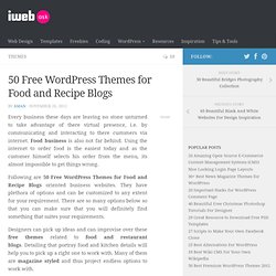 50 Free Wordpress Themes for Food and Recipe Blog