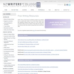 Free Writing Resources
