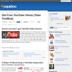 Get Free YouTube Views (Tube ToolBox)
