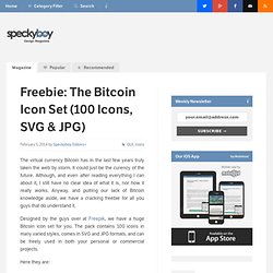 Freebie: The Bitcoin Icon Set (100 Icons, SVG & JPG)