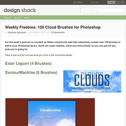 Weekly Freebies: 150 Cloud Brushes for Photoshop