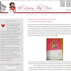 The Lesson Plan Diva: Freebies, ideas and Science Activities!