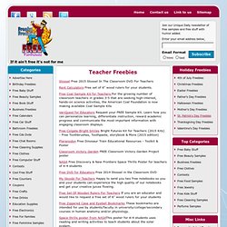 Teacher Freebies - Free stuff for Teachers. Freebies for Teachers Free Samples for Teachers