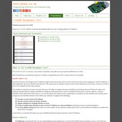 FreeDNS Management Tool - neil-black.co.uk