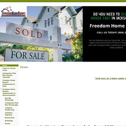 Freedom Home Buyers Jacksonville, FL