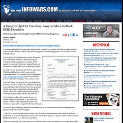 » A Family’s Fight for Freedom: Lawyers Move to Block RFID Expulsion Alex Jones