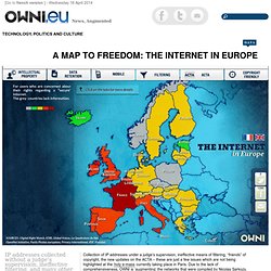 A map to freedom: the Internet in Europe