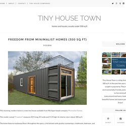 Freedom From Minimalist Homes (300 Sq Ft) - TINY HOUSE TOWN