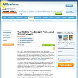Your Right to Freedom With Professional Criminal Lawyers