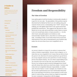 Freedom and Responsibility – A Guide to Ethics