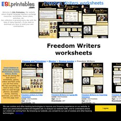 Freedom Writers worksheets