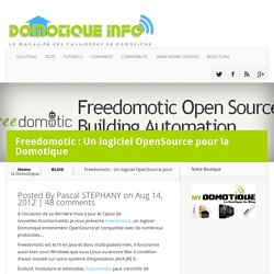 Freedomotic : Un logiciel OpenSource pour la Domotique