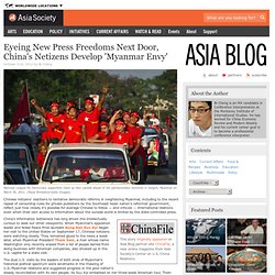 Eyeing New Press Freedoms Next Door, China's Netizens Develop 'Myanmar Envy'
