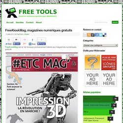 FreeKioskMag, magazines numériques gratuits