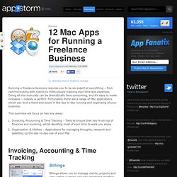 12 Mac Apps for Running a Freelance Business « AppStorm