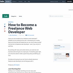 How to Become a Freelance Web Developer