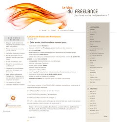 Blog du freelance: La Carte de France des Freelances