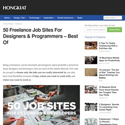 50 Freelance Job Sites For Designers &amp; Programmers – Best Of