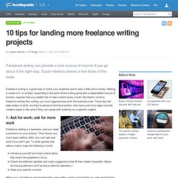 10 tips for landing more freelance writing projects