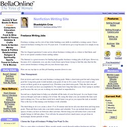 BellaOnline-Freelancing Resource List