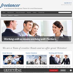 Freelancer » A professional Wordpress Theme for small Businesses