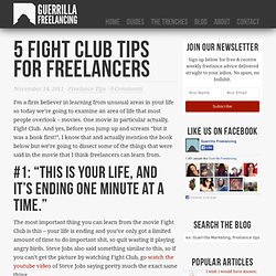 5 Fight Club tips for Freelancers