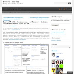 Business Model des places de marché pour freelancers – étude des plateformes Freelancer, Odesk, Codeur « Business Model Fab