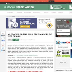 30 Ebooks Grátis para Freelancers de Web Design