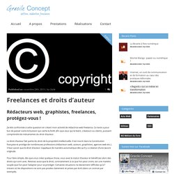 Freelances et droits d'auteur