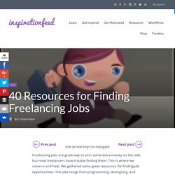 40 Job Boards freelance